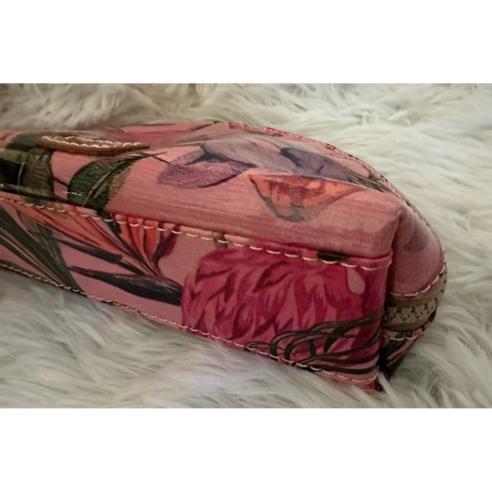 Consuela Brynn Flamingo Cosmetic Toiletry Makeup Bag Case Pouch Rare‎ HTF