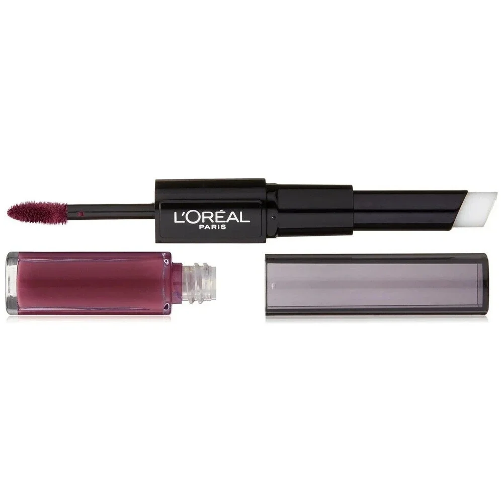 L'OREAL Infallible Pro Last Lipcolor 215 Raisin Revival - 0.17oz Two Step Sealed