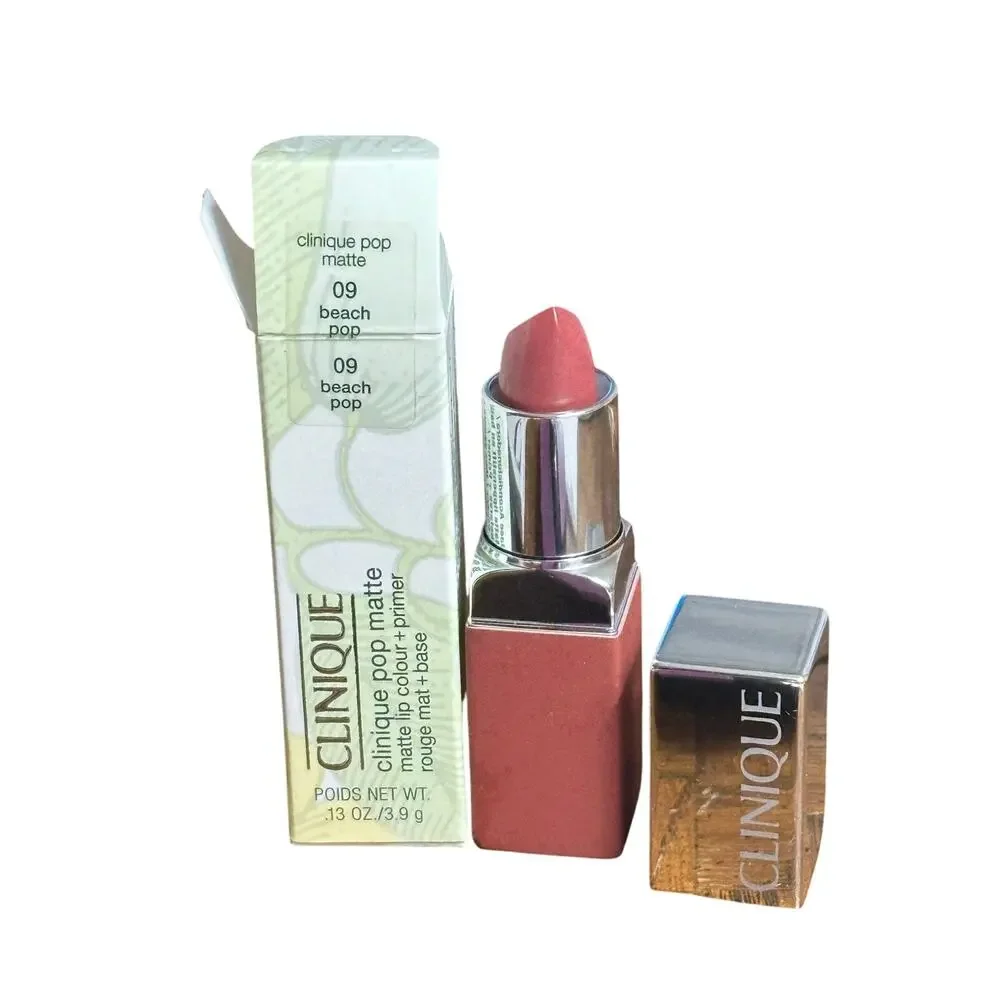 Clinique Pop matte Lip Colour Foundation primer  Full Size beach Pop NIB!!