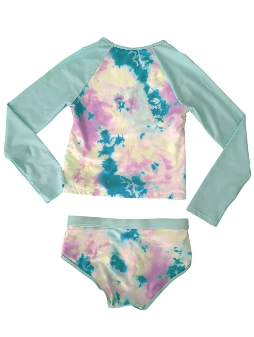 Two Sets Justice Girls 2-Piece Swimsuits (Size S/7/8)