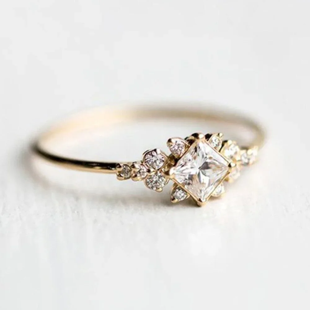 ❤️14K GOLD stone cubic