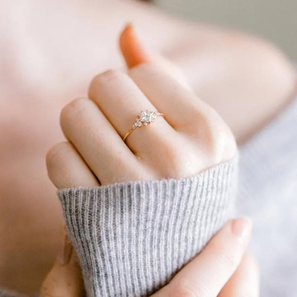 ❤️14K GOLD stone cubic