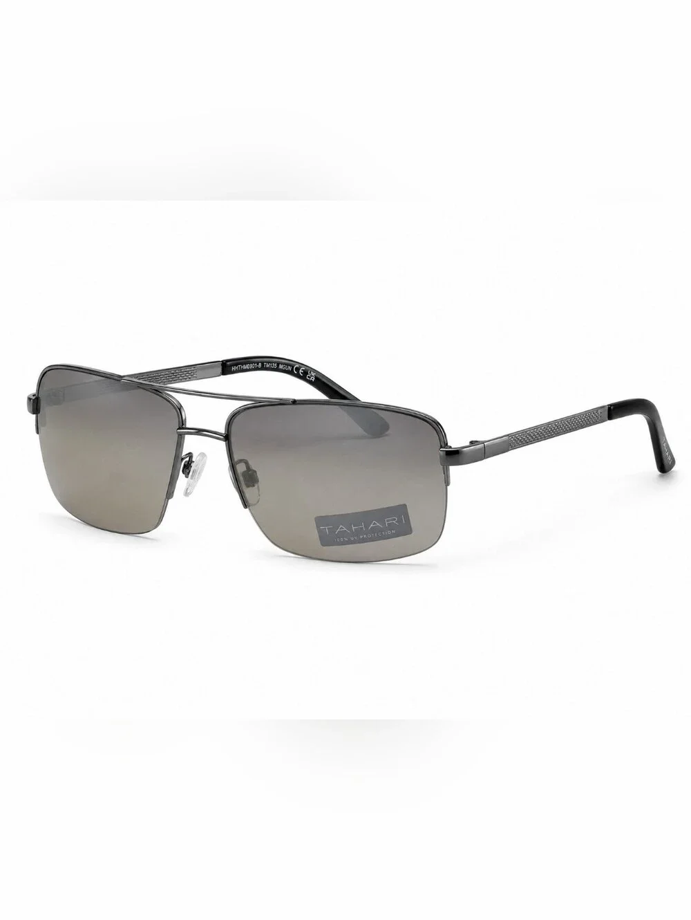 Tahari gunmetal shield