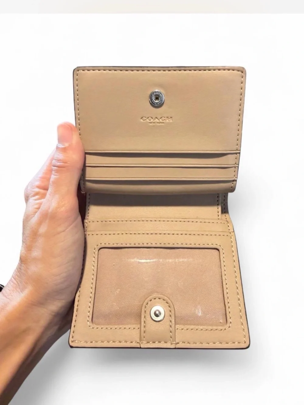 Coach compact snap