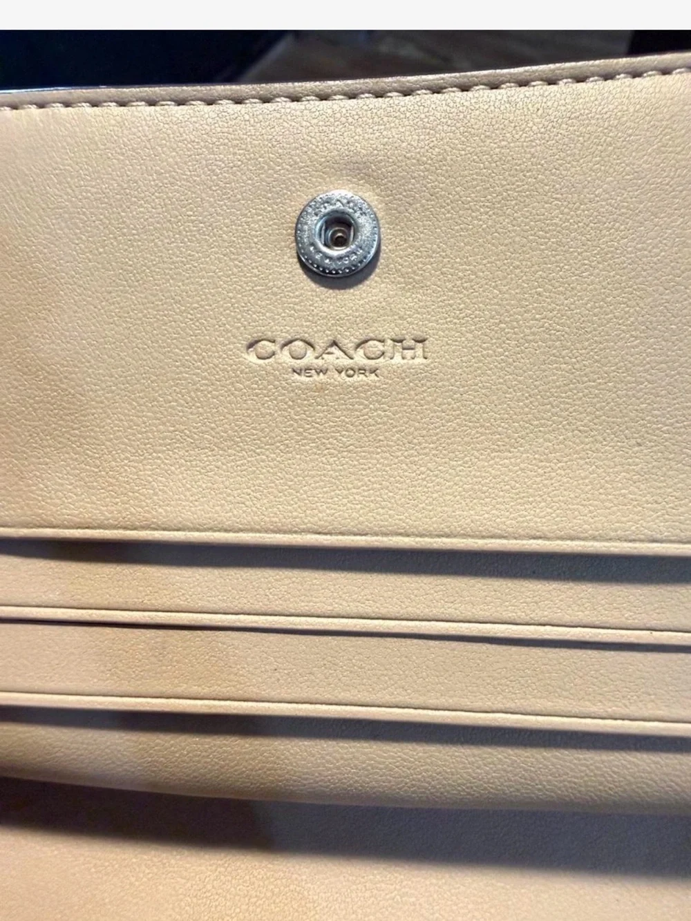 Coach compact snap