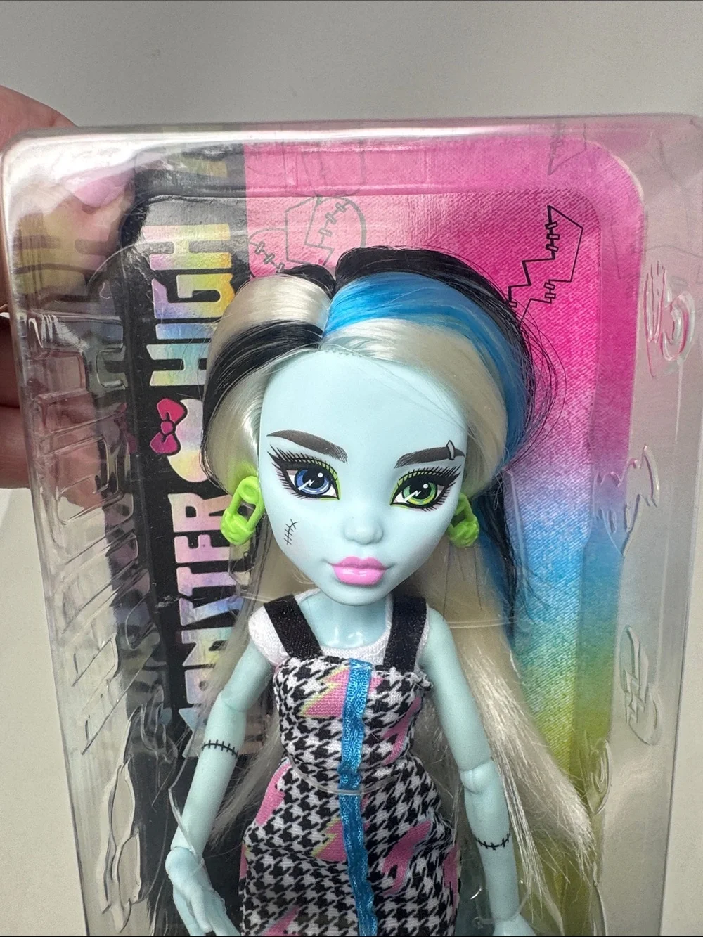 MATTEL MONSTER HIGH FRANKIE STEIN DOLL FIGURINE FIGURE PURSE