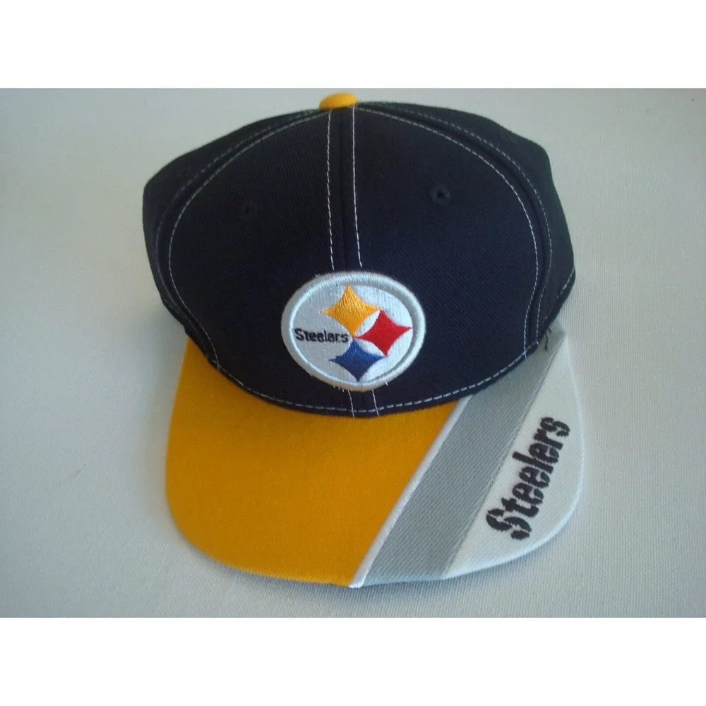PITTSBURGH STEELERS  ‎ SNAPBACK DEADSTOCK GOLF BEACH HAT CAP VINTAGE A3