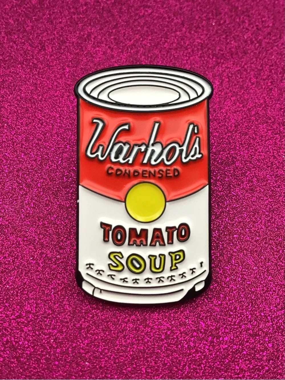 Warhol Enamel Pin