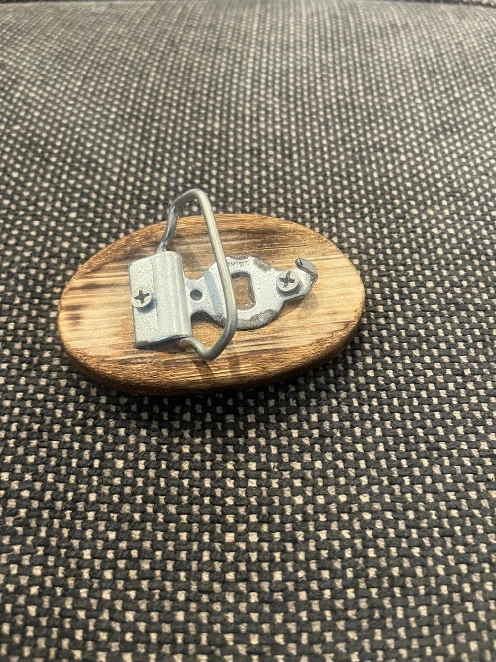 Tan/Brown Oval Belt Buckle from PR