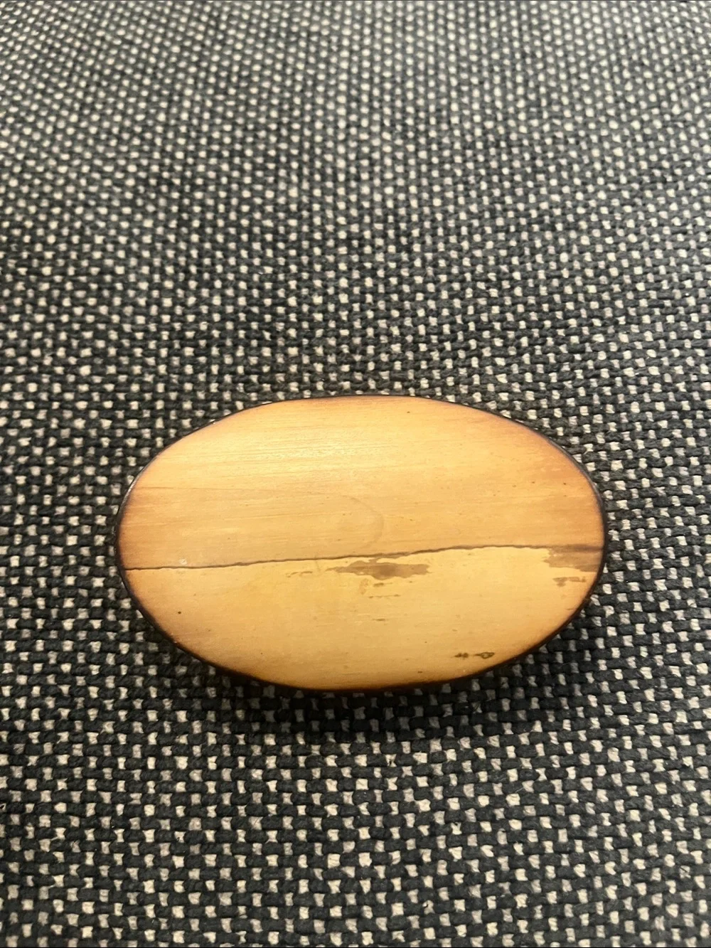 Tan/Brown Oval Belt Buckle from PR