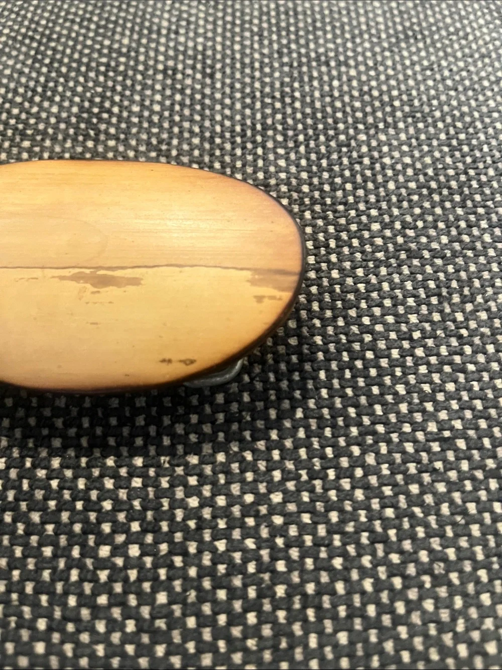 Tan/Brown Oval Belt Buckle from PR