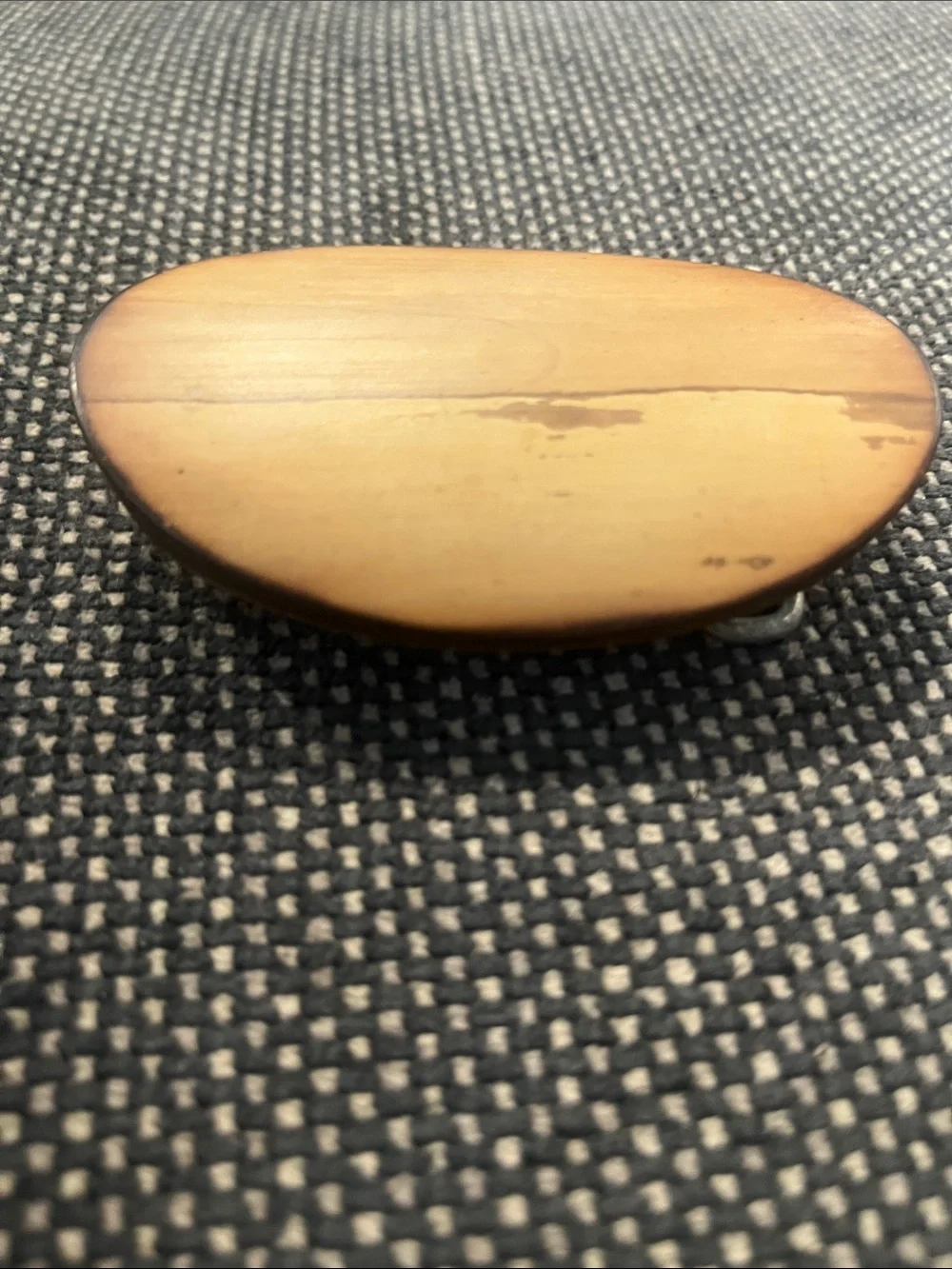 Tan/Brown Oval Belt Buckle from PR