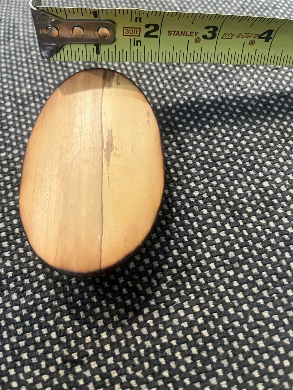 Tan/Brown Oval Belt Buckle from PR