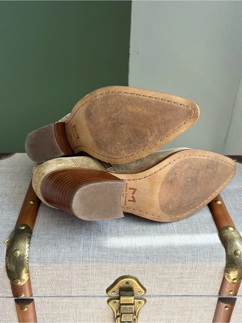 Marc Fisher tan suede