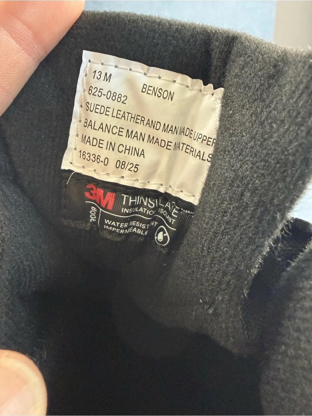Weatherproof men’s benson