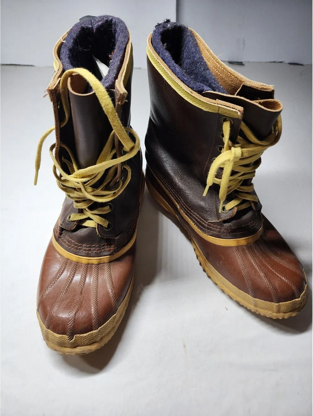 SOREL Kaufman Lace Up Wool Lined Insulated Hiking Snow Duck Boots Mens Size 10