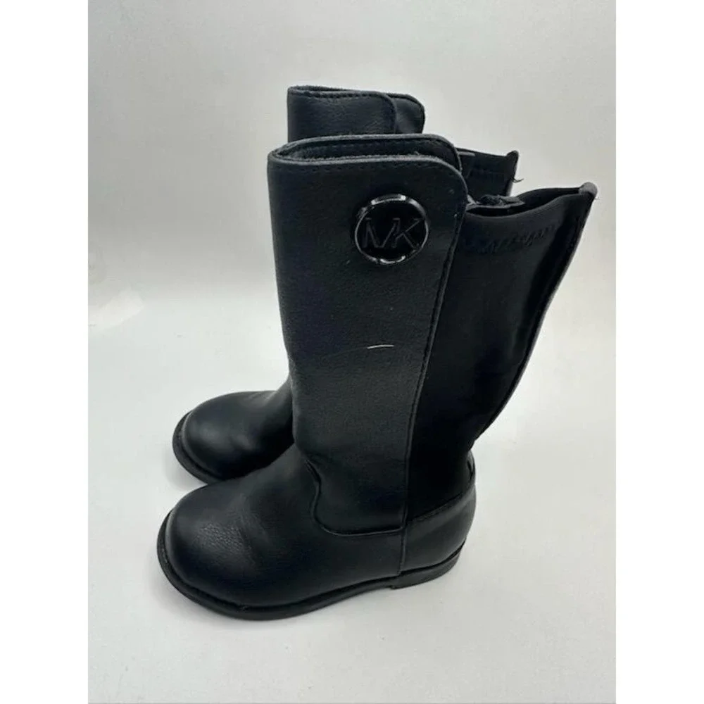 MICHAEL KORS MK Emma Sunday Girls Black‎ Boots Size 6