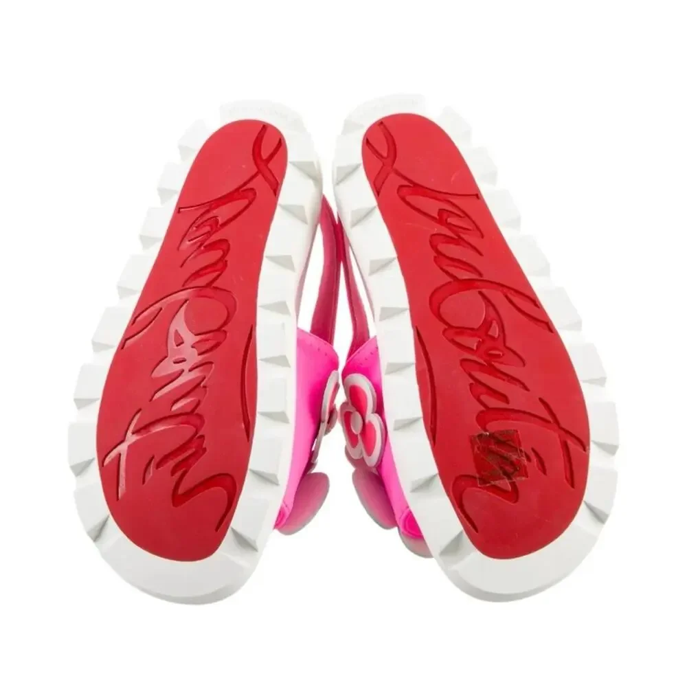 Christian louboutin kids floral euro  euro 34 (US size 3)