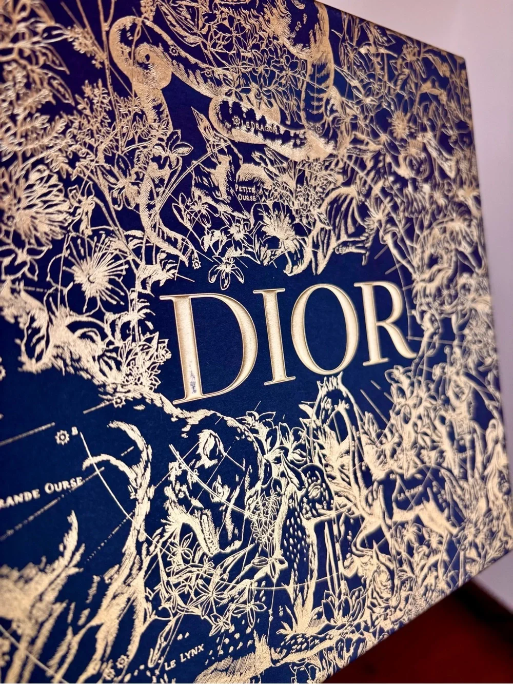 CHRISTIAN DIOR Celestial Zodiac Gift Box w/ Original Tissue 8.25” Collector