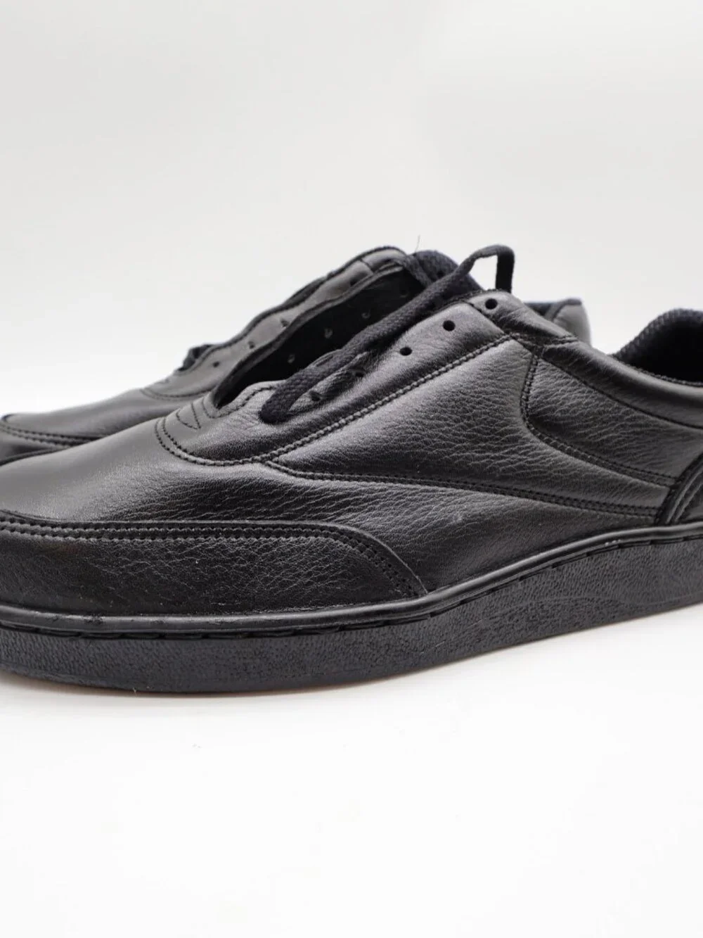 Thorogood Postal Oxford Shoes 9.5 Black Leather USA Made NOS 834-6333