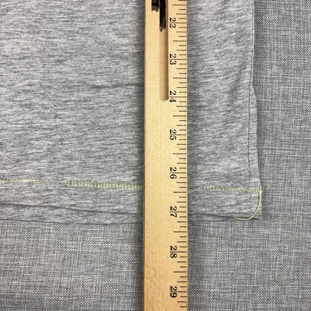 Tommy Bahama Shirt Mens L Gray Lounge Lizard Graphic Ringer Tee Tagless Jersey