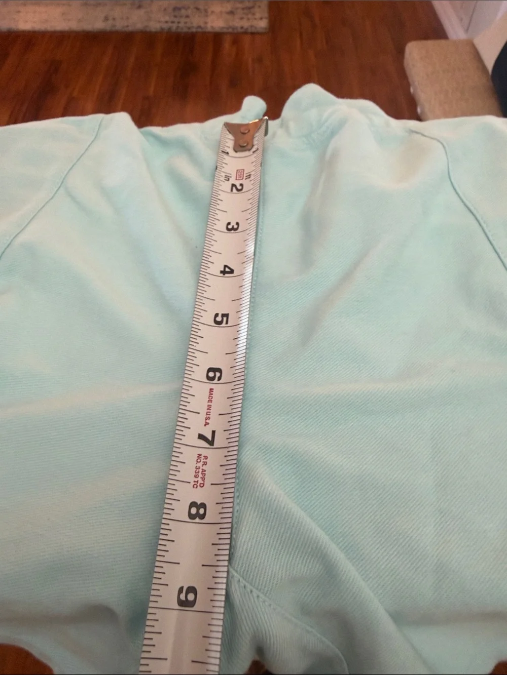 Lands' End Light Blue High Waist Women’s Shorts