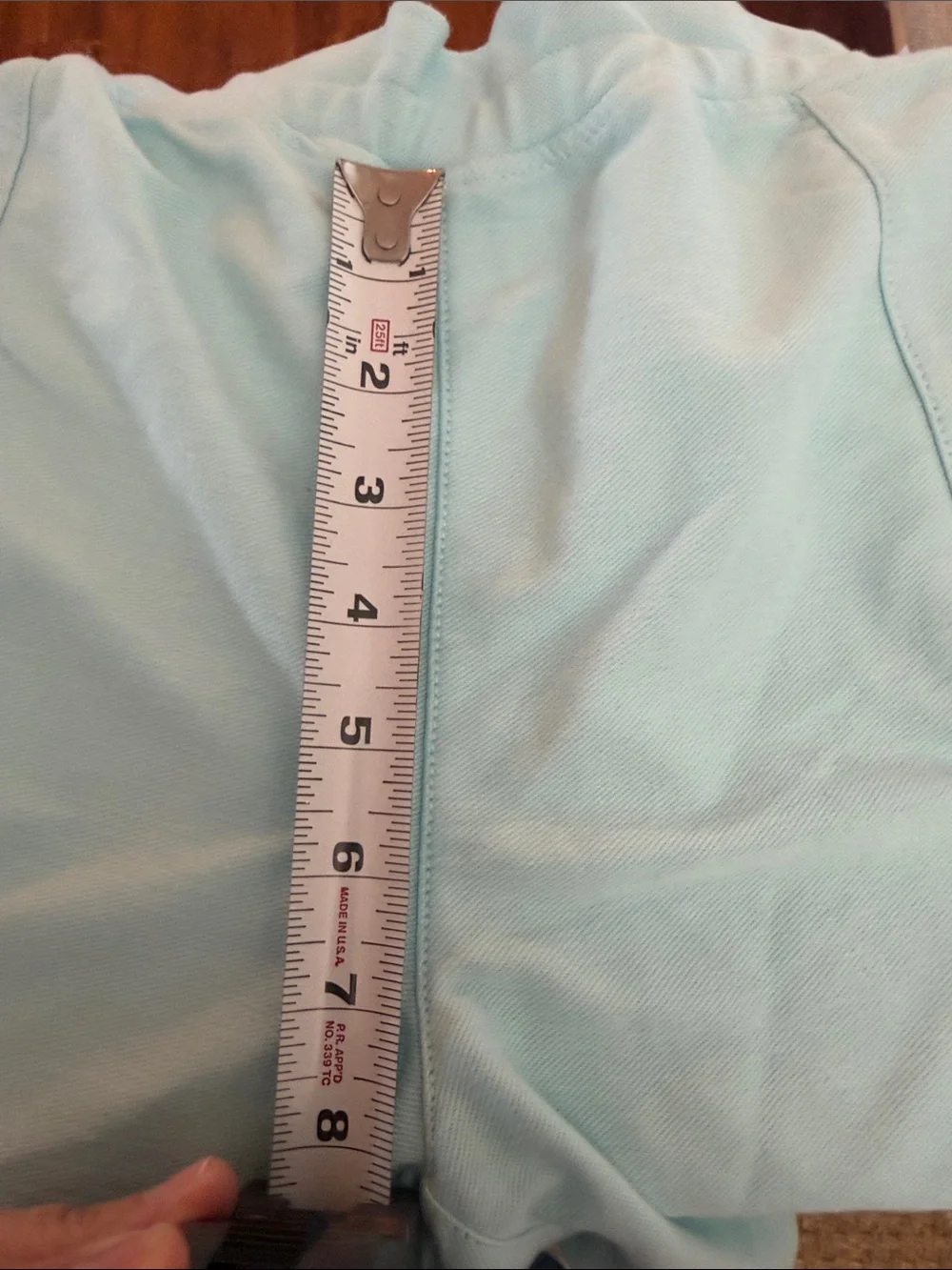 Lands' End Light Blue High Waist Women’s Shorts