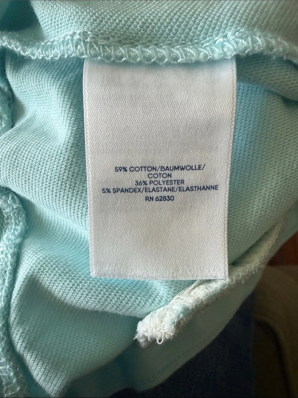 Lands' End Light Blue High Waist Women’s Shorts