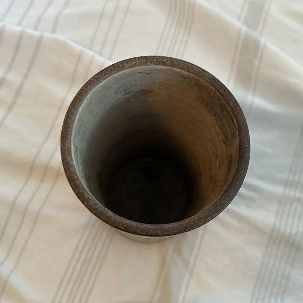 Beautiful Vintage Ceramic Vase from Italy PV. Signed!