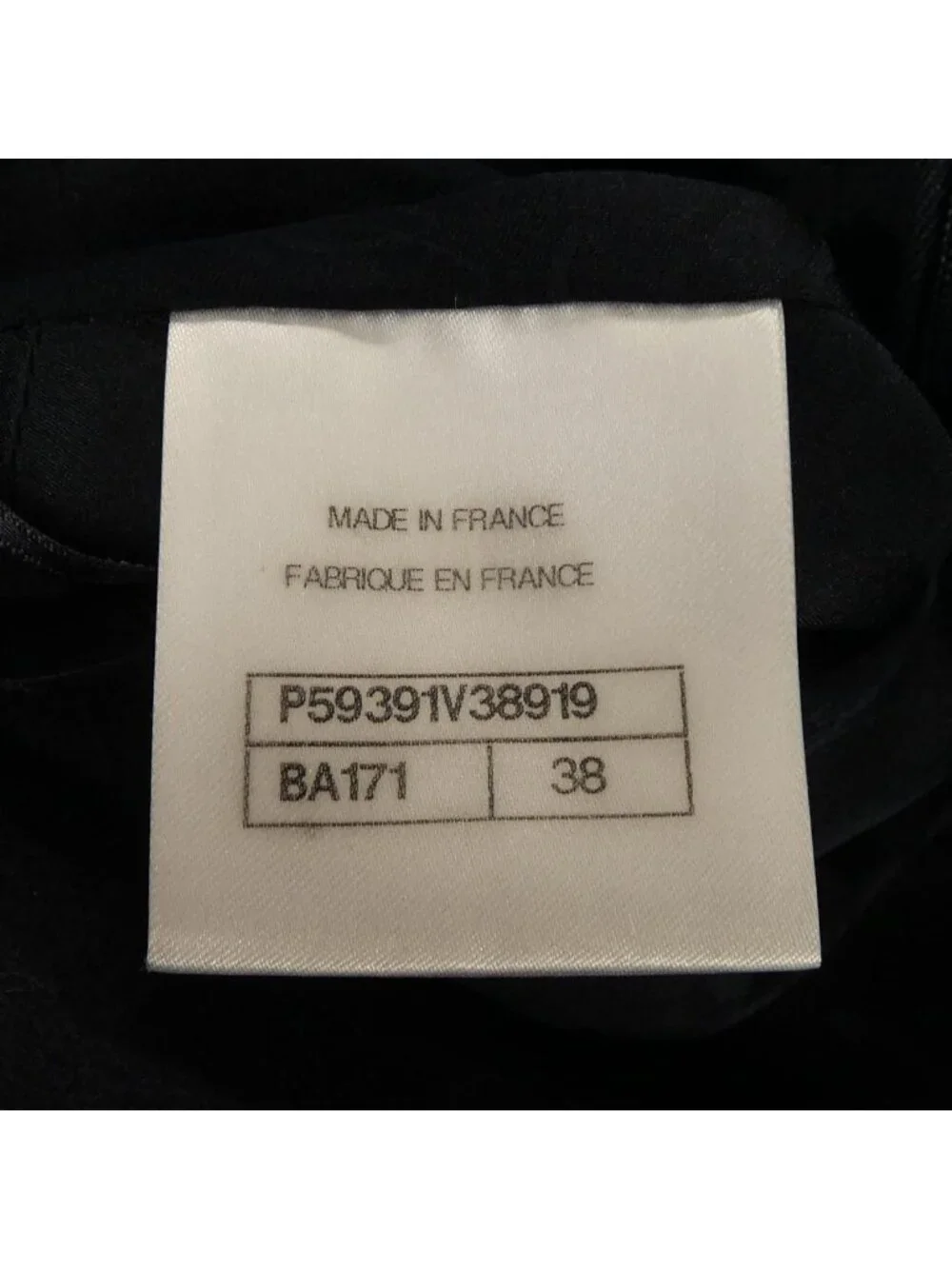CHANEL item code