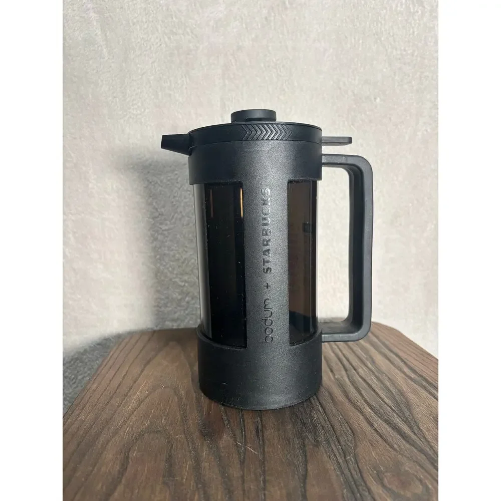 Starbucks 8 Cup French Press By‎ BODUM Plastic Beaker, Locking Lid