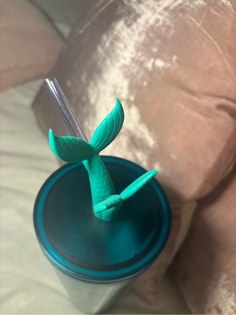 Starbucks iridescent teal