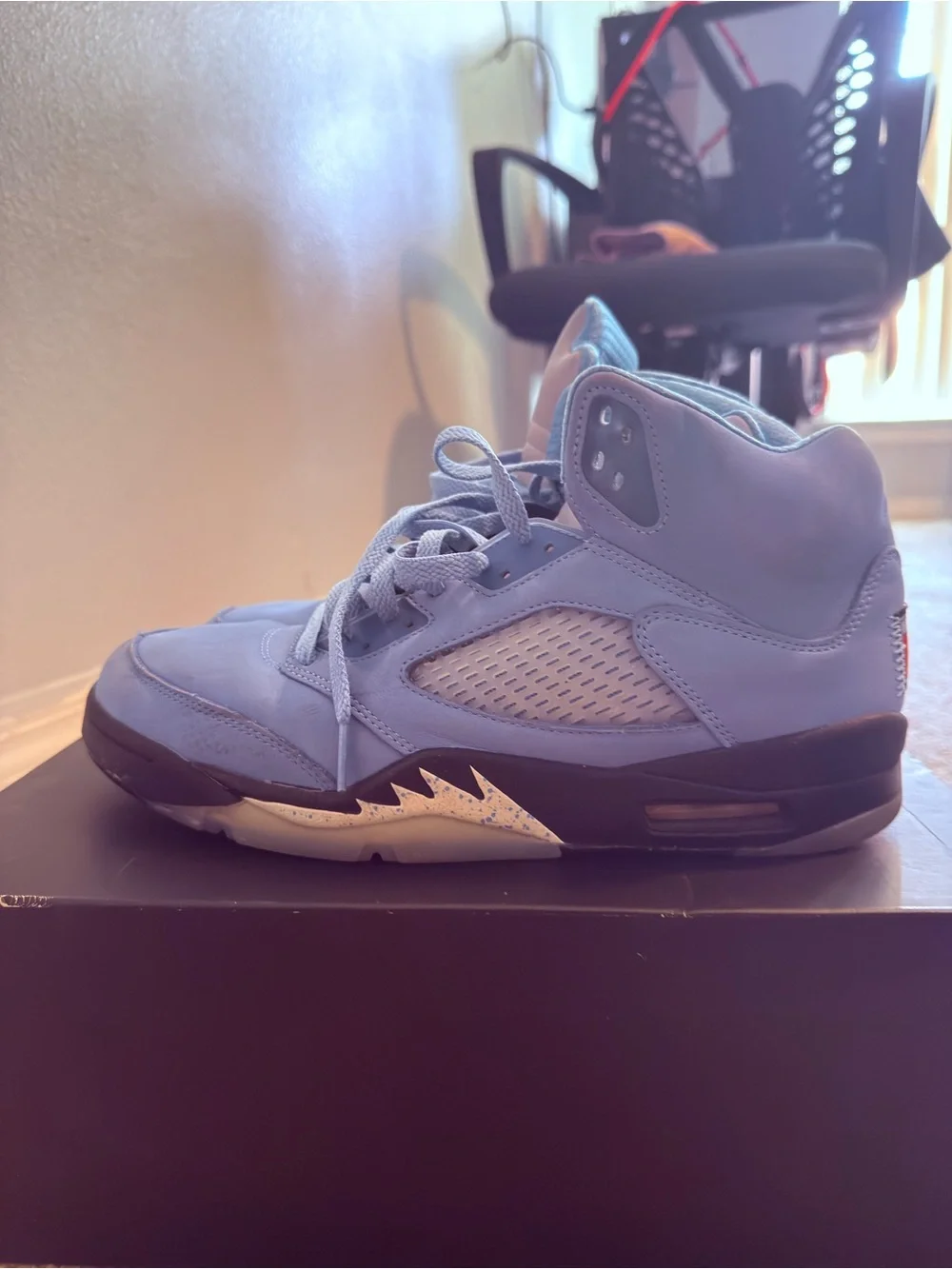 Jordan UNC Light Blue High-Top Sneakers