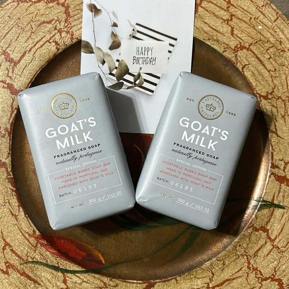CASTELBEL Special Edition GOAT’s Milk Fragranced Soap Bars 2 Bars