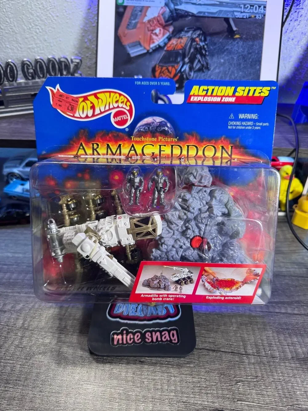 Hot Wheels 1997 Armageddon action sites explosion zone