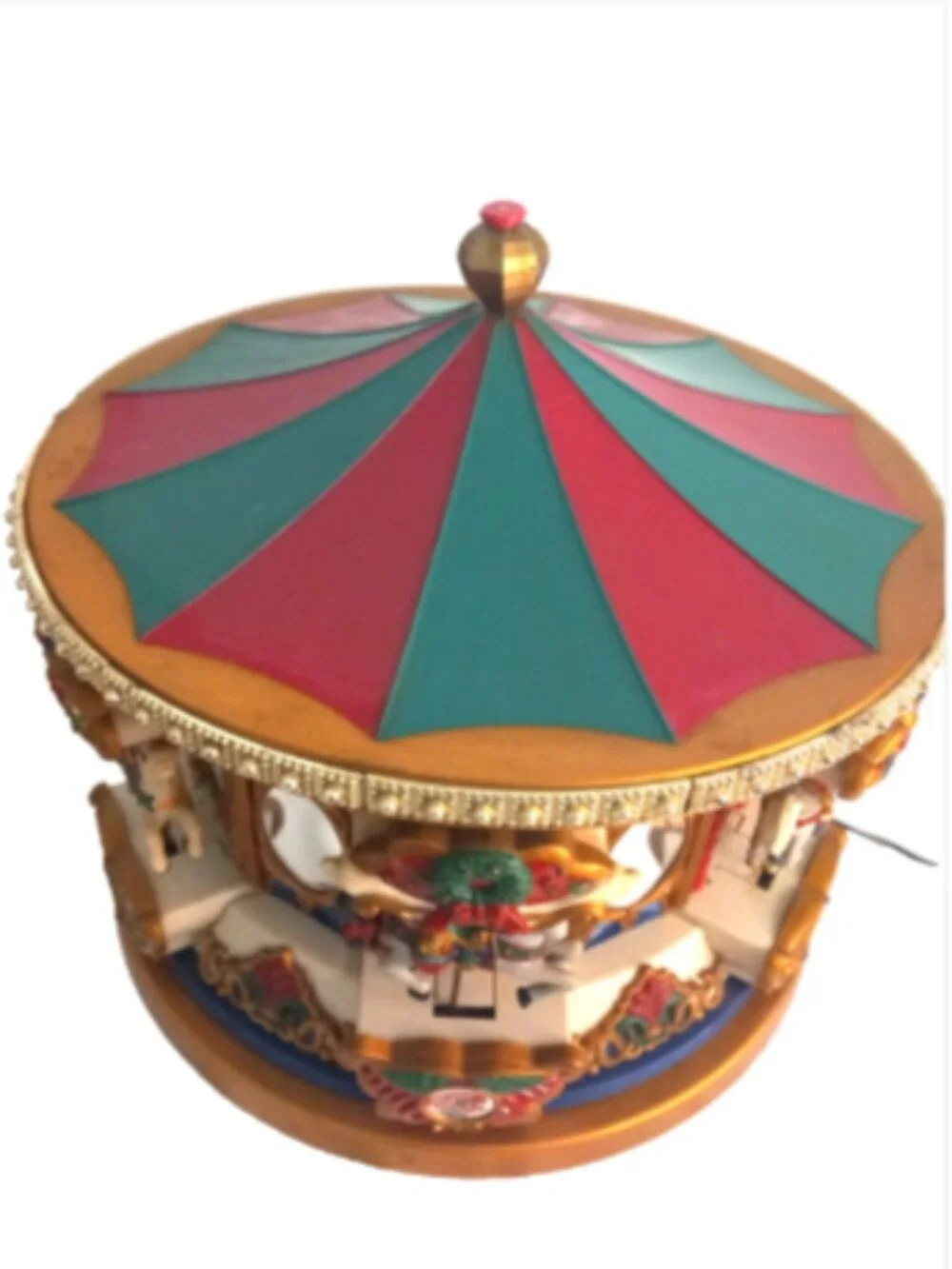 Mr Christmas 1994 Carousel Merry Go Round Animated Musical Lights Tested Works