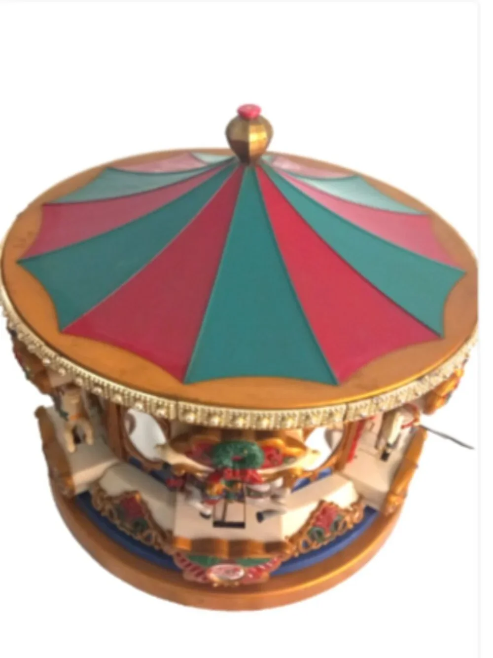Mr Christmas 1994 Carousel Merry Go Round Animated Musical Lights Tested Works
