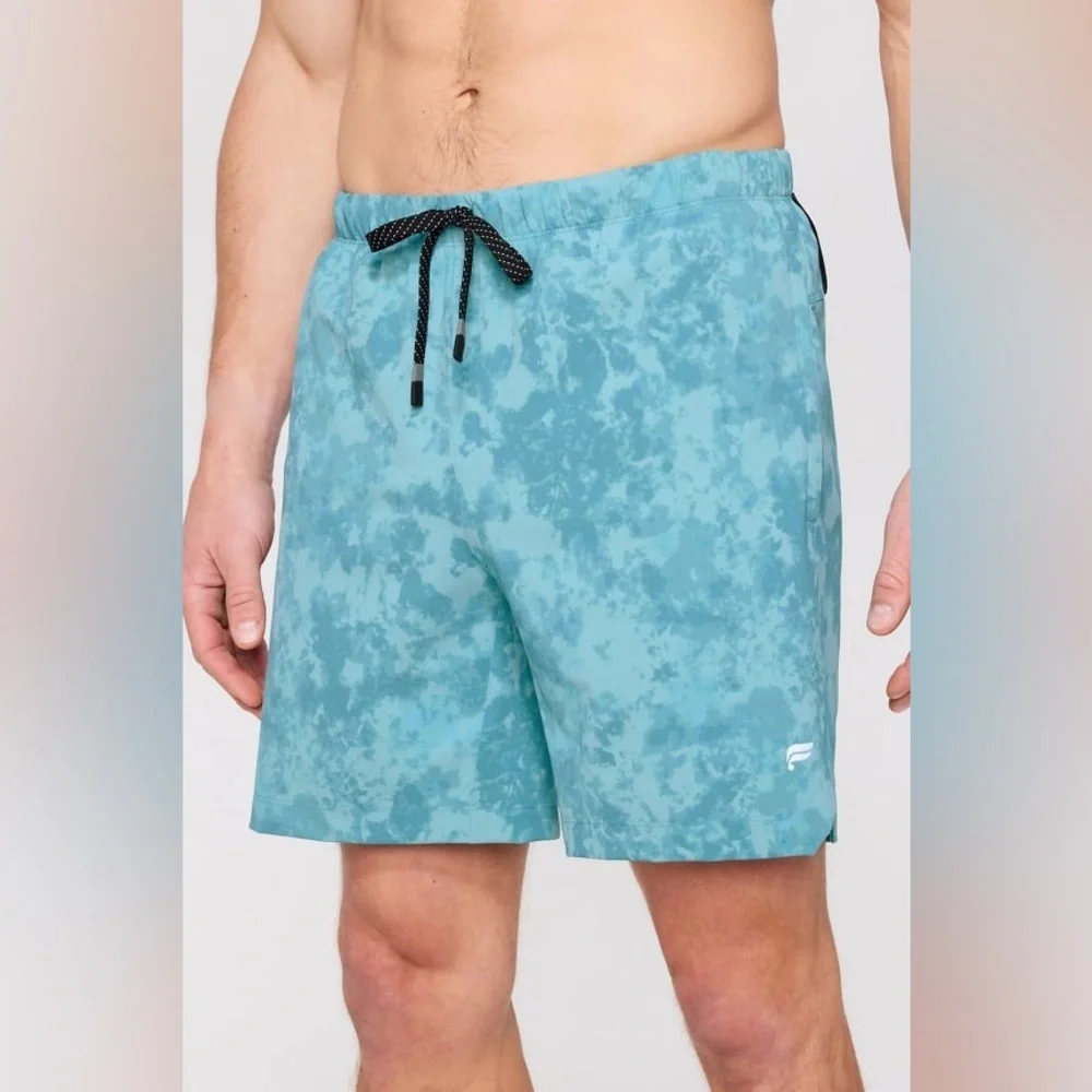 NWT Fabletics The One Short 7in Lined Terry‎ Tie Dye M I12