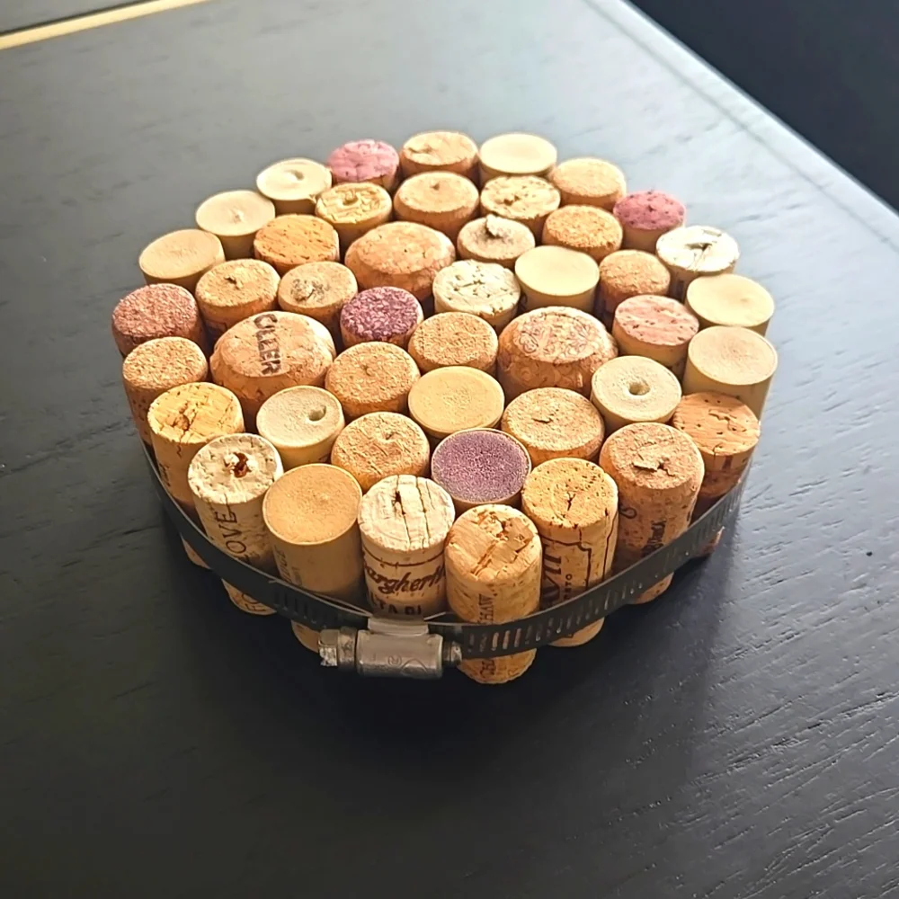 Hand crafted trivet unique gift, great for a bar or the dinner table