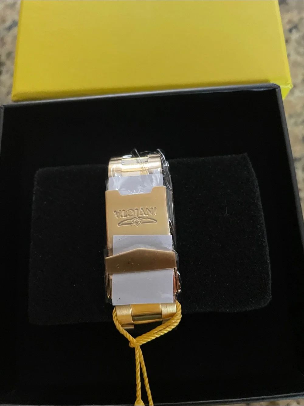 Invicta polished gold