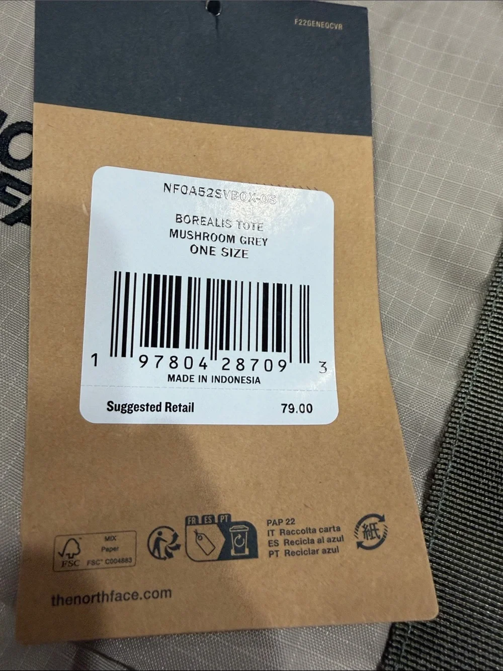 The North Face durable ripstop