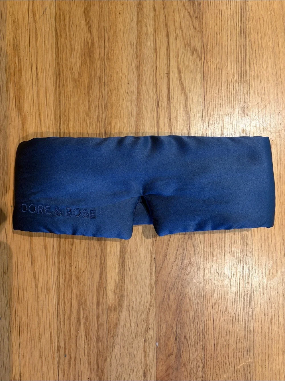 Adore & Rose Satin Cooling Sleep Face Mask - Navy