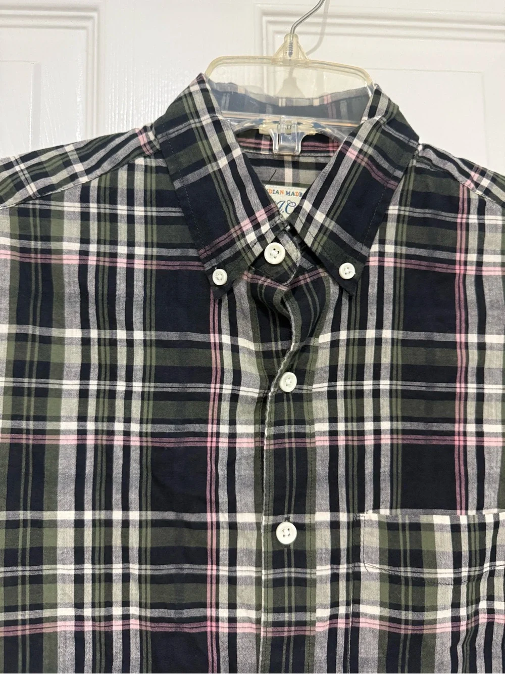 J. Crew indian madras