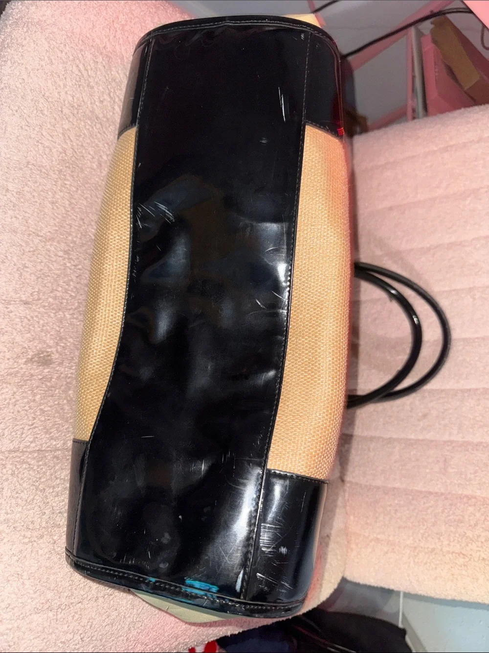 Tory Burch black bold tan