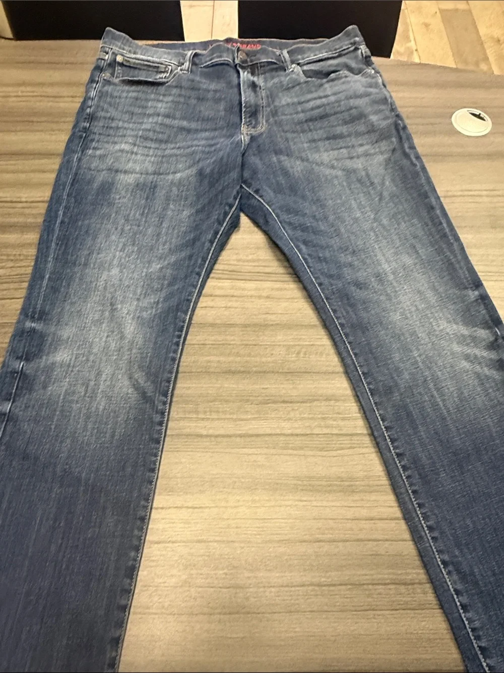Lucky Brand Men's Straight Leg Jeans in Medium Blue Wash