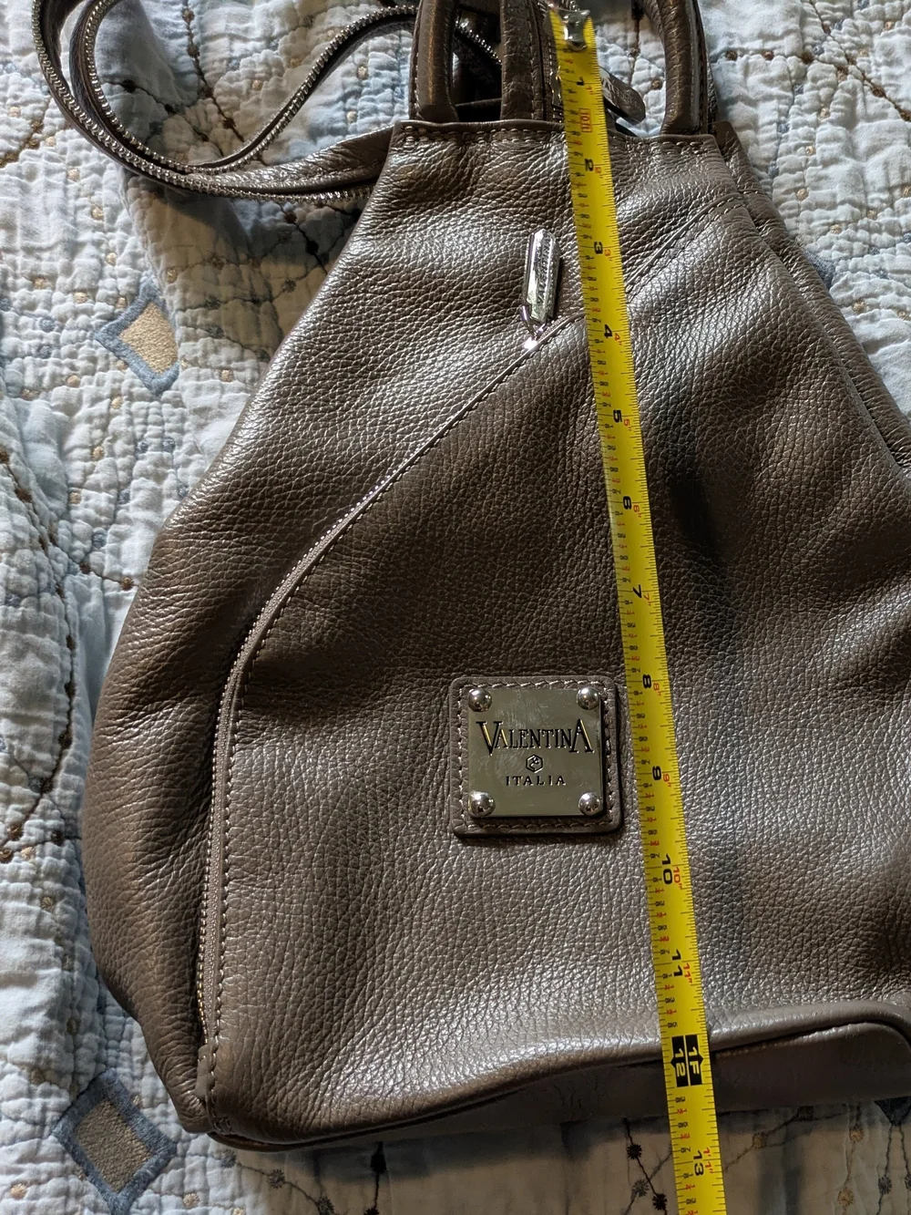 Valentina compact leather