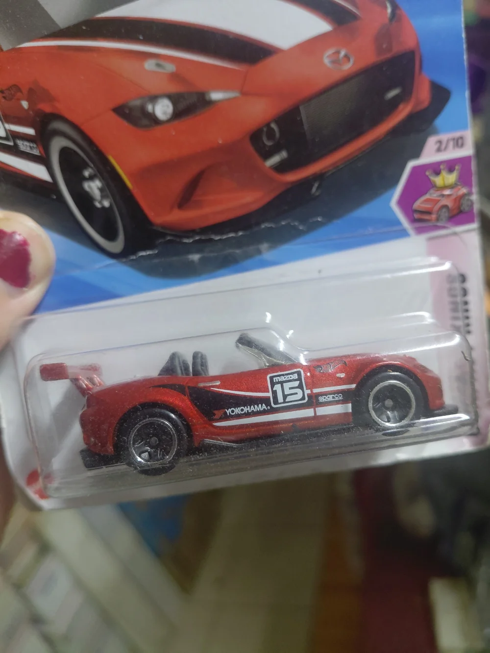 Hot Wheels '15 Mazda MX-5 Miata from the 2025 Compact Kings series (2/10, collec