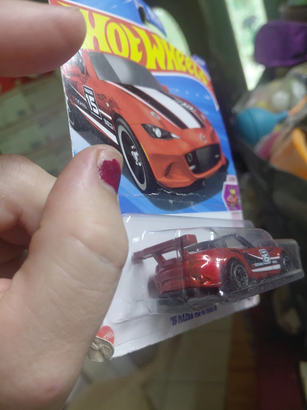 Hot Wheels bright red