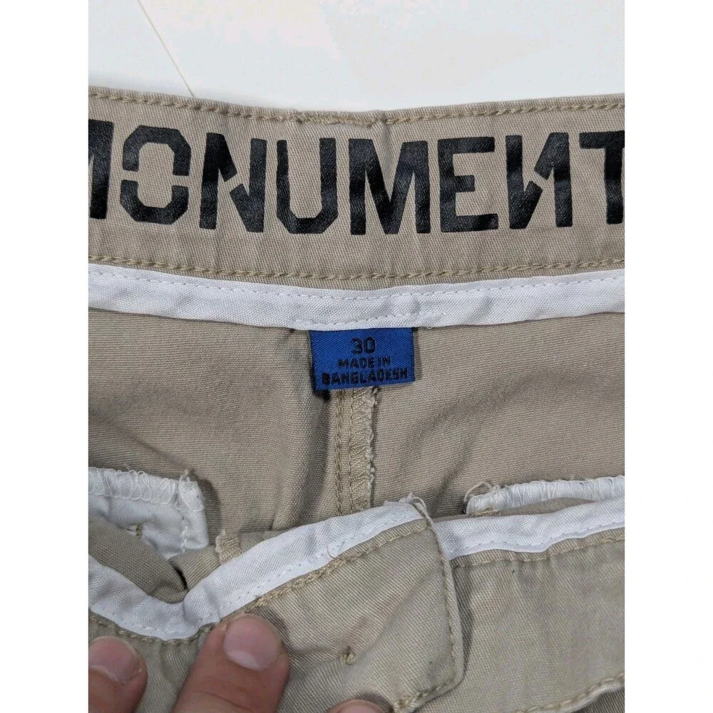 Monument Khaki Chino Shorts 30