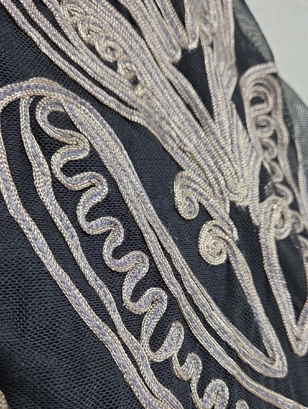 Phase Eight skirt embroidery details